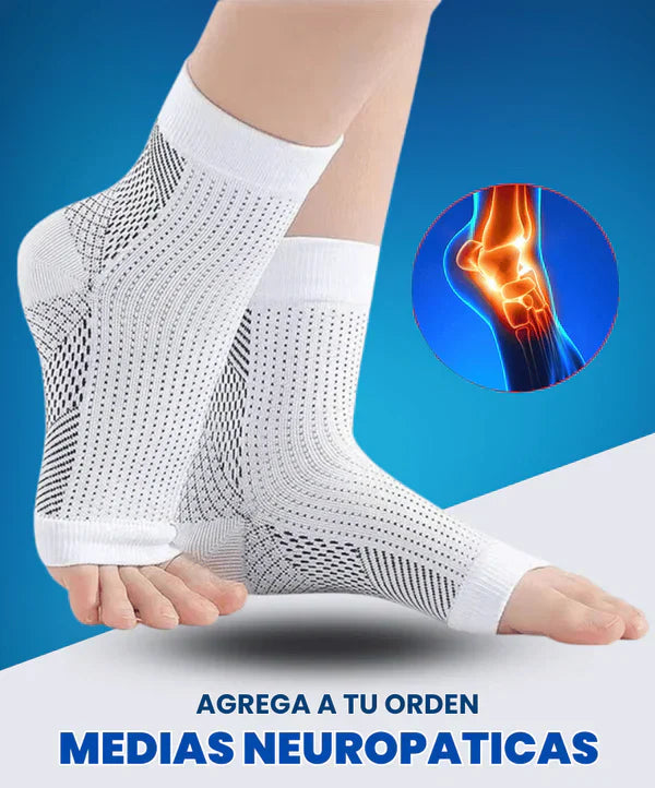 LLEVATE 2 PARES POR EL PRECIO DE UNO - Medias De Compresión, Alivio Instantáneo De Pies Hinchados Y Adoloridos
