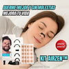 AirZen™ Kit 4 dilatadores nasales + 30 parches magnéticos -> Respiración Profunda